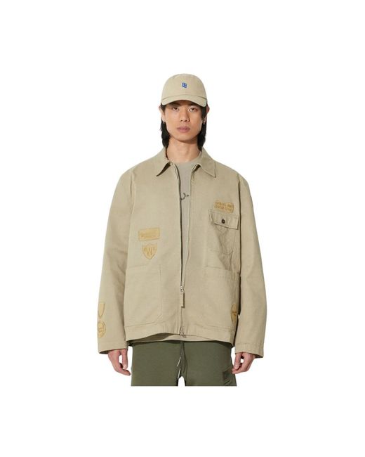 Universal Works Gower Jacket in het Natural voor heren