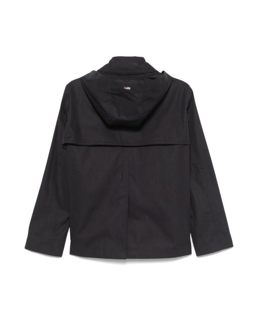 Herno Black Rain Jackets