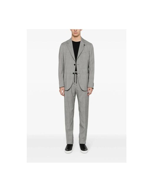 Lardini Kostuums ,Grijs ,Wol Single Breasted Suit Set in het Gray voor heren