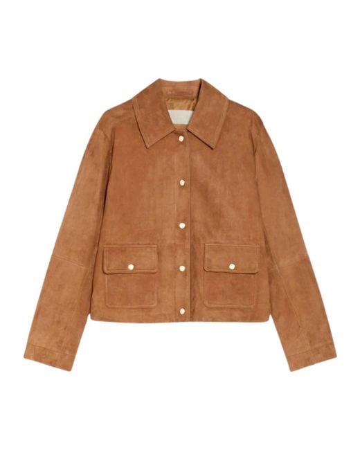 iBlues Brown Leather Jackets