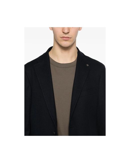 Tagliatore Black Blazers for men