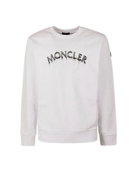 Moncler White Sweatshirts
