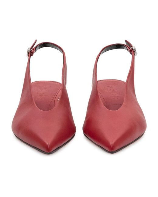 Aeyde Red Pumps