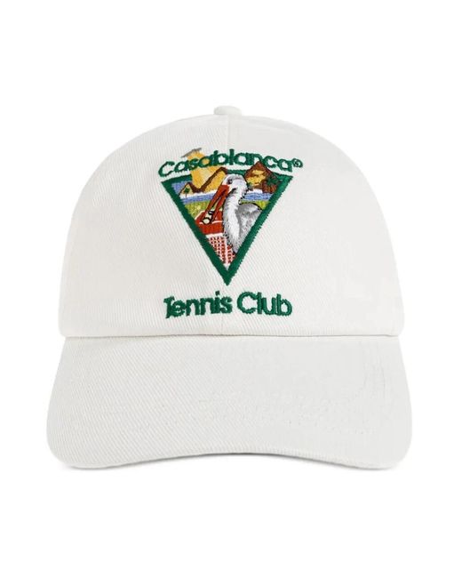 Casablanca Accessoires ,Wit ,Caps in het White