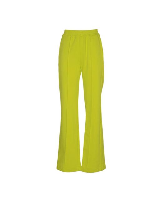 Dondup Yellow Wide Trousers