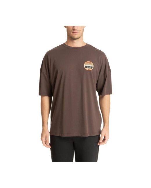 T-Shirts EA7 de hombre de color Brown