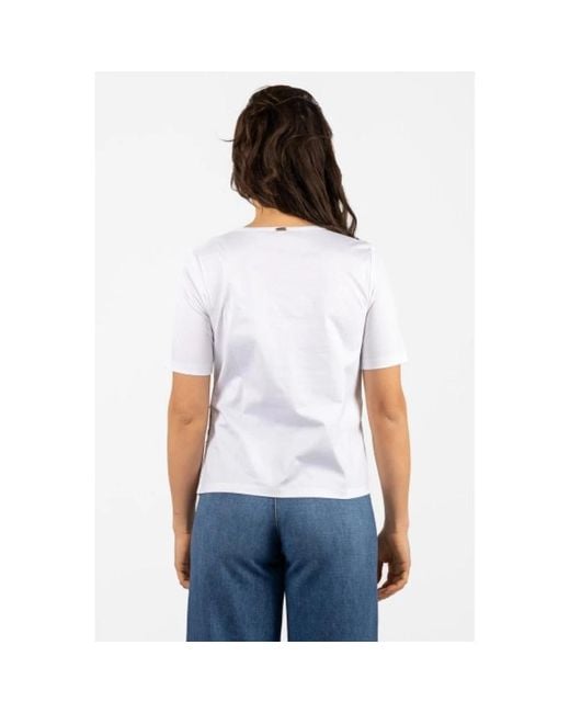 Herno White T-Shirts