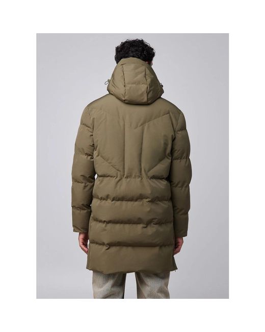 Off The Pitch Green Parkas for men