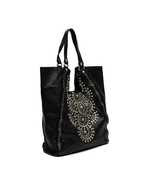 Campomaggi Black Tote Bags