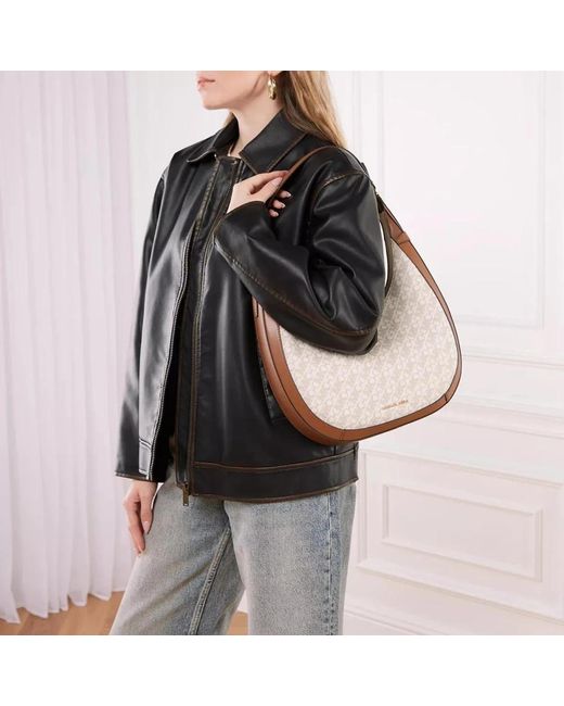 Michael Kors Natural Shoulder Bags