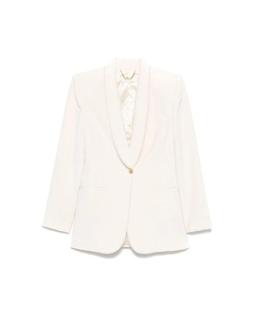 Elisabetta Franchi White Blazers