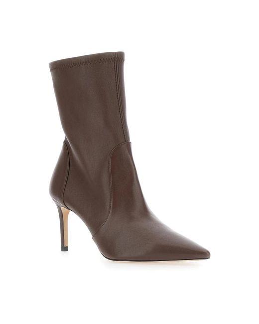 Stuart Weitzman Brown Stuart Power Bootie 75