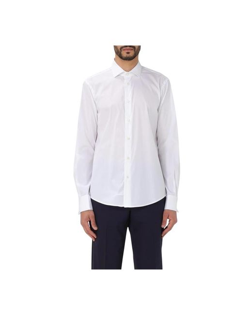 Brian Dales White Formal Shirts for men