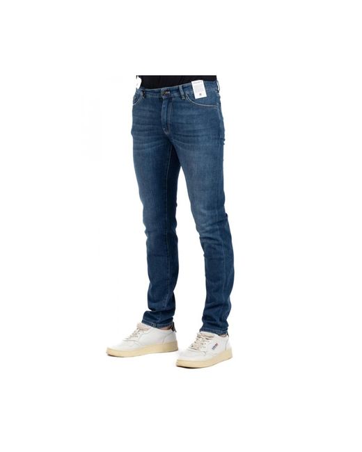 PT Torino Blue Slim-Fit Jeans for men