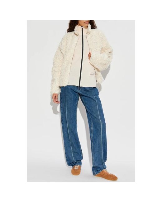 Jil Sander Blue Loose-Fit Jeans
