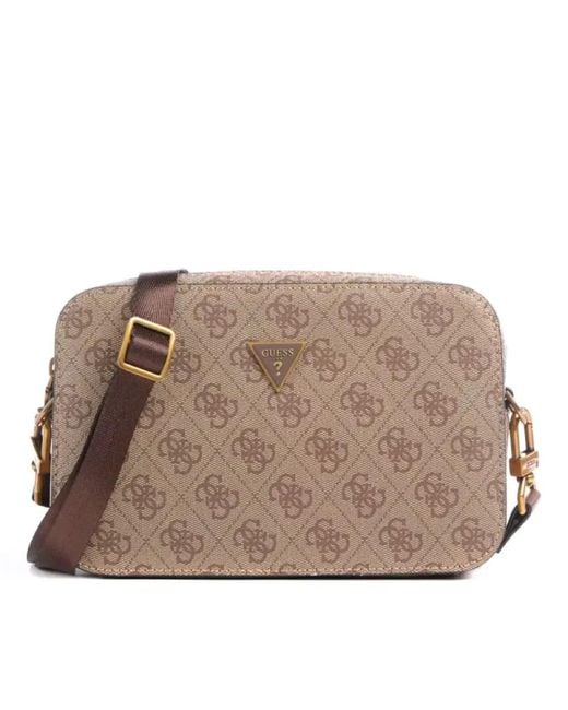 Guess Milano Lichtbruine Satchel Tas in het Brown voor heren