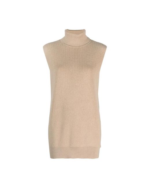 Dries Van Noten Natural Turtlenecks