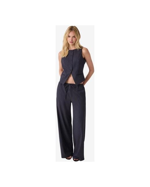 Guess Blue Wide Trousers