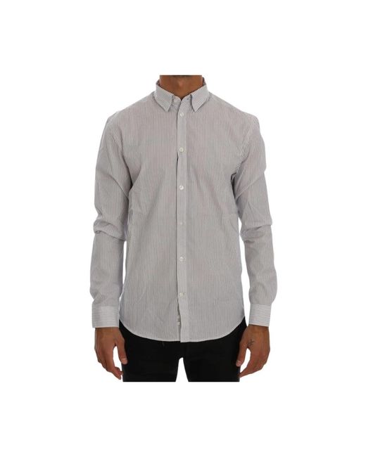 Frankie Morello Gray Casual Shirts for men