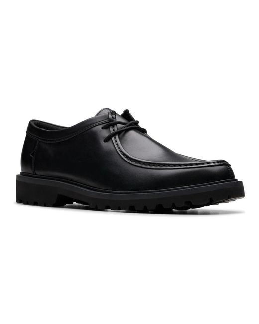 Clarks Black Laced Shoes for men