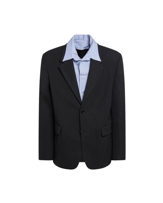 Balenciaga Black Blazers for men