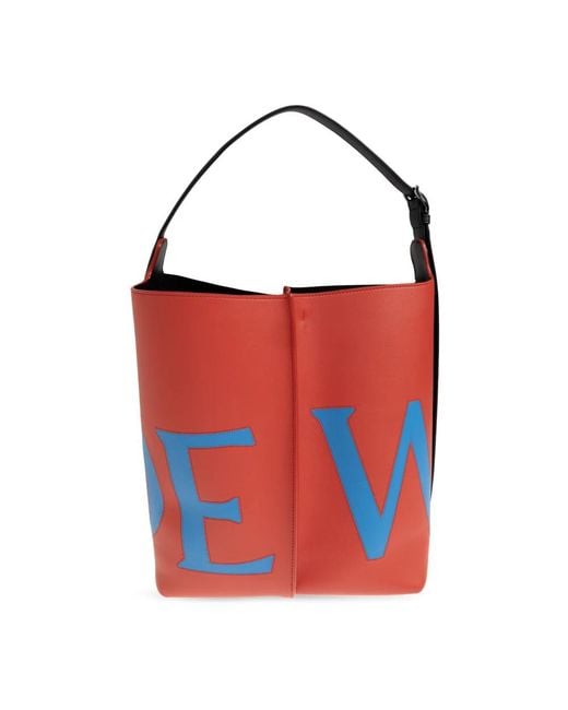 Loewe Red Shopping Bags