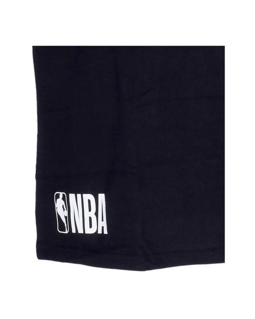 KTZ Tops ,Zwart ,Katoen Brooklyn Nets Logo Oversized Tee Zwart/Wit in het Blue voor heren