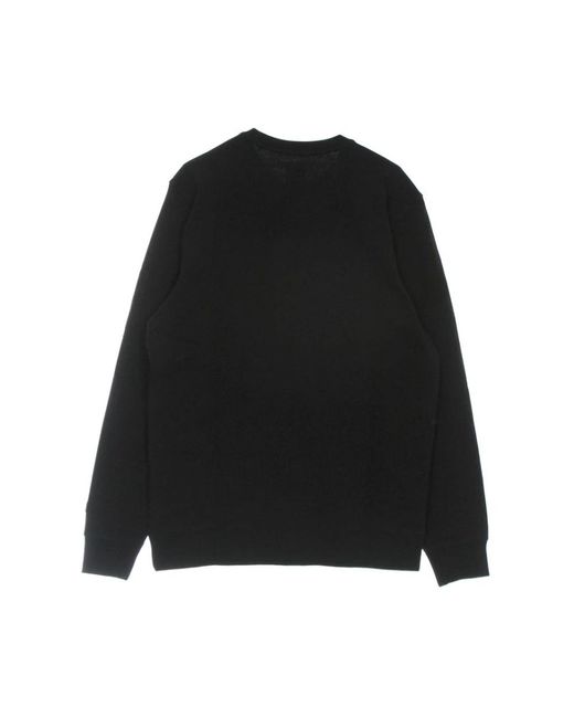 Vans Hoodies & Sweatvesten ,Zwart ,Katoen Zwarte Lichtgewicht Crewneck Sweatshirt in het Black voor heren
