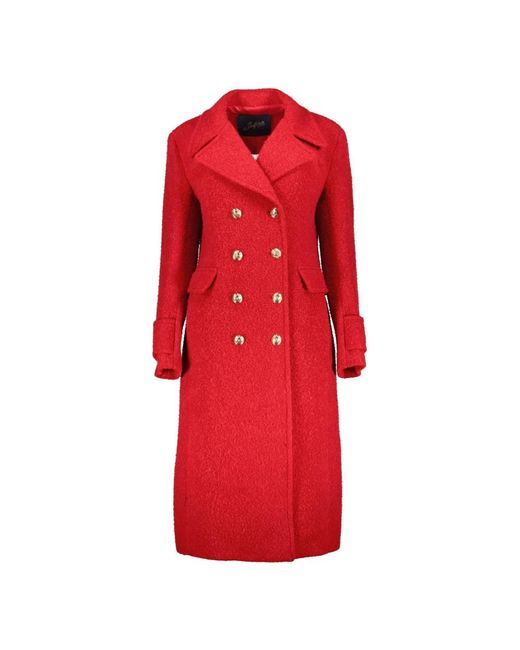 Double-Breasted Coats Seafarer de color Red