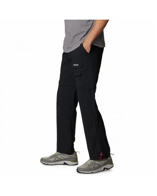 Columbia Black Slim-Fit Trousers for men