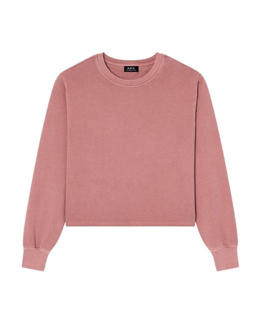 A.P.C. Pink Sweatshirts for men