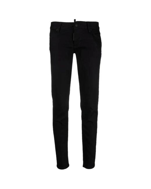 DSquared² Black Skinny Fit Jeans