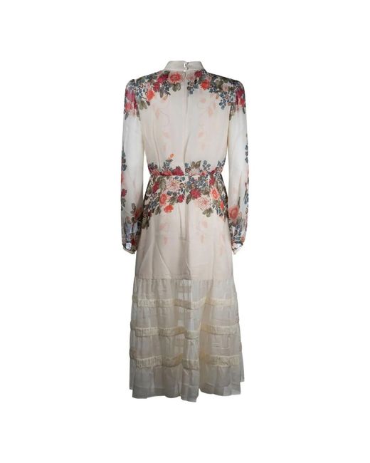 Saloni Gray Midi Dresses