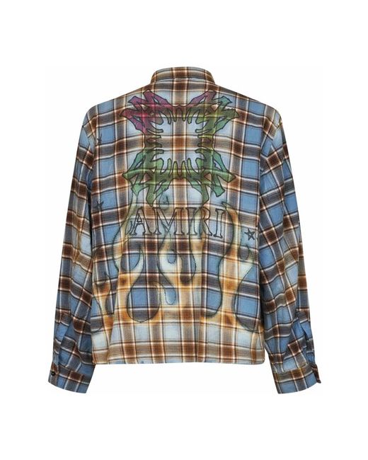 Amiri Blue Casual Shirts for men