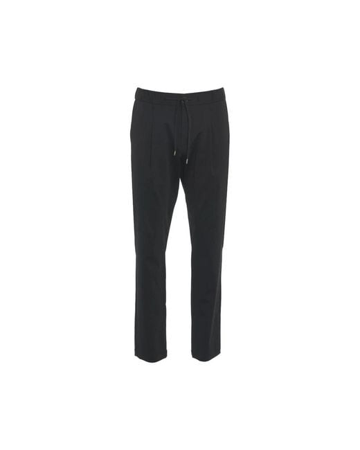 Herno Black Slim-Fit Trousers for men