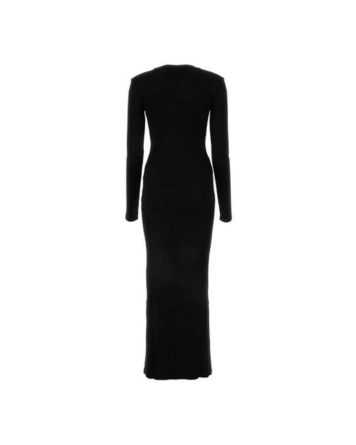 Area Kleedjes ,Zwart ,Zwarte Maxi Jurk Voor Vrouwen in het Black
