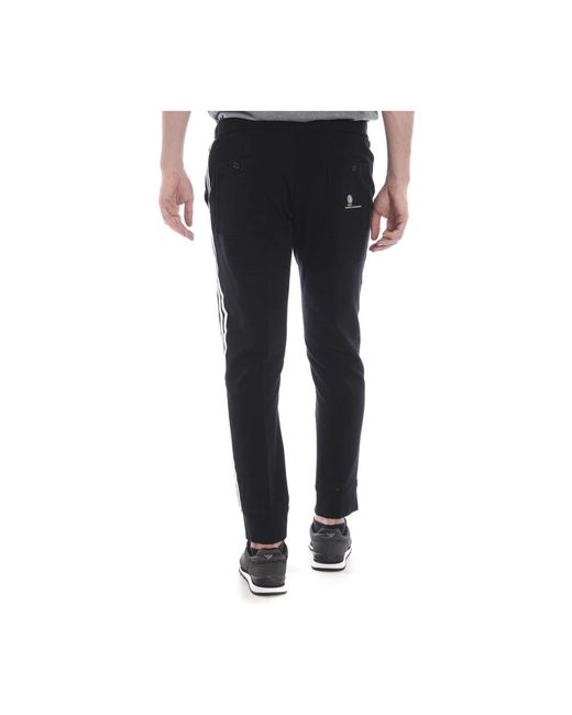Daniele Alessandrini Black Sweatpants for men