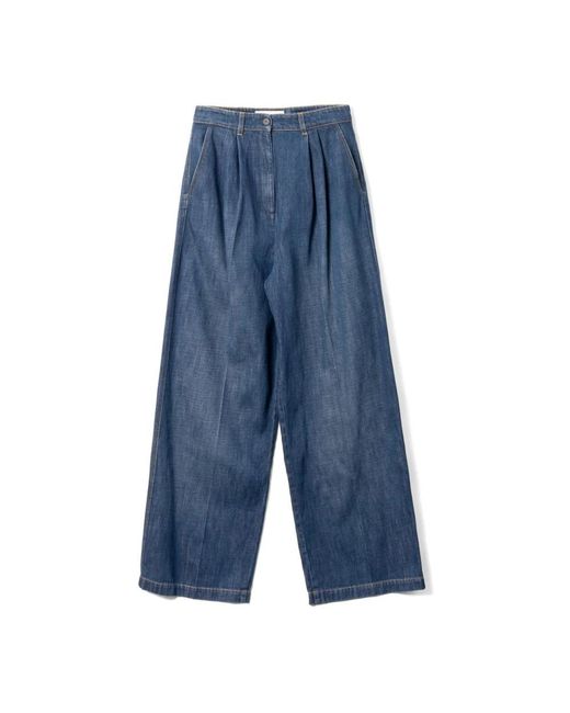 Lanvin Blue Wide Jeans