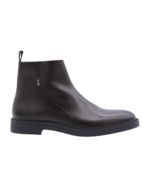 HUGO Black Ankle Boots for men