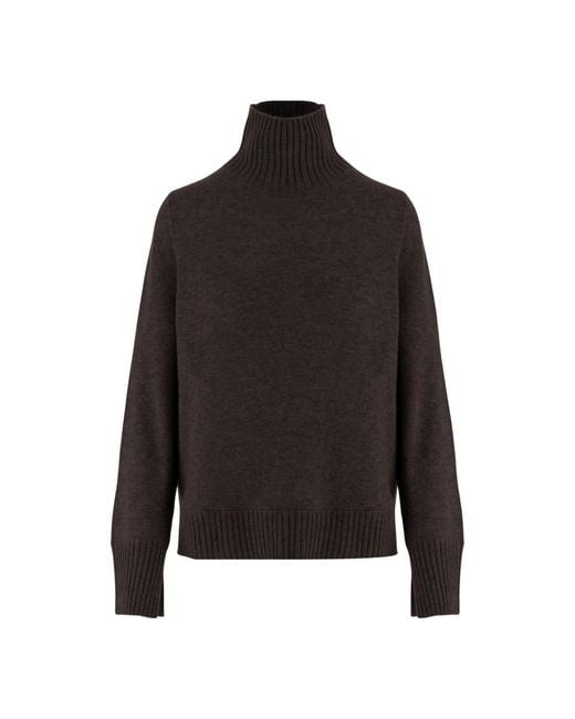 Allude Black Cashmere Knitwear