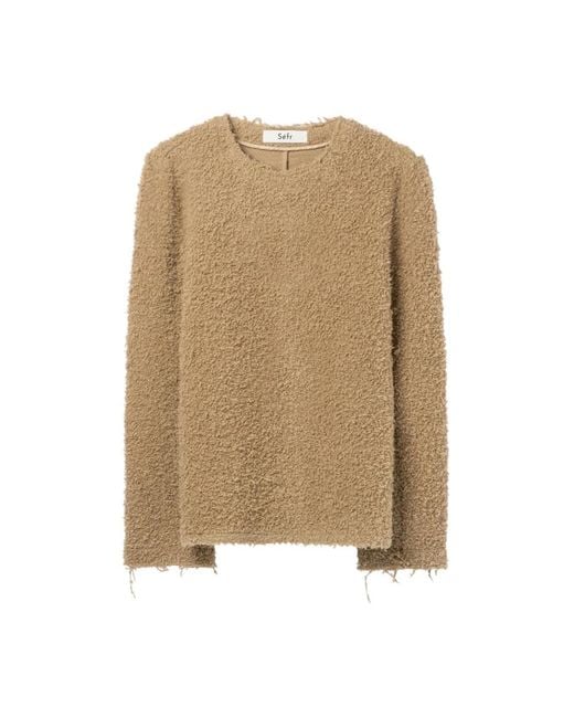 Séfr Natural Round-Neck Knitwear