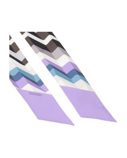 Missoni Purple Seidenschal