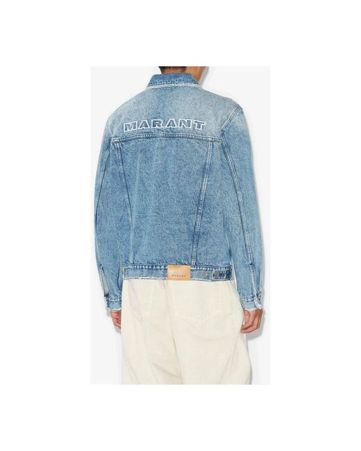 Isabel Marant Denim Jacke Im Jango-Stil in Blue für Herren