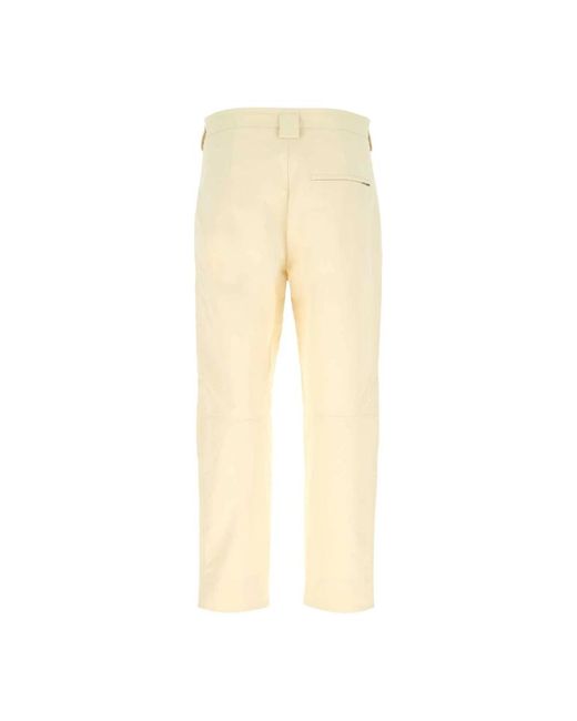 Jil Sander Natural Straight Trousers for men
