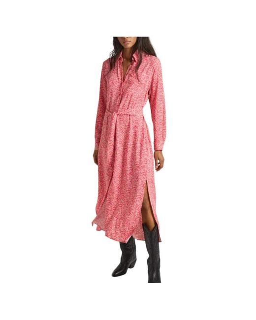 Pepe Jeans Pink Shirt Dresses