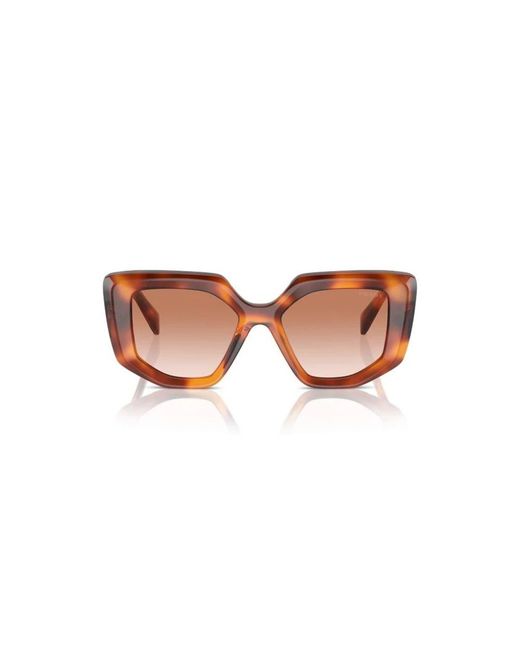 Prada Bruine Gradient Zonnebril in het Brown