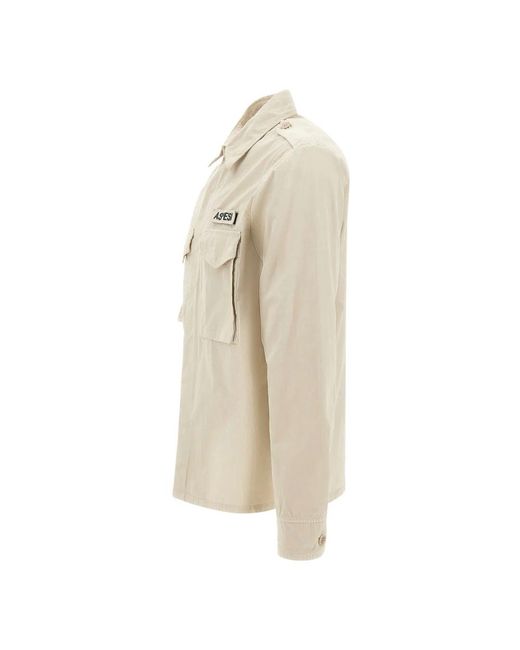 Aspesi Natural Casual Shirts for men