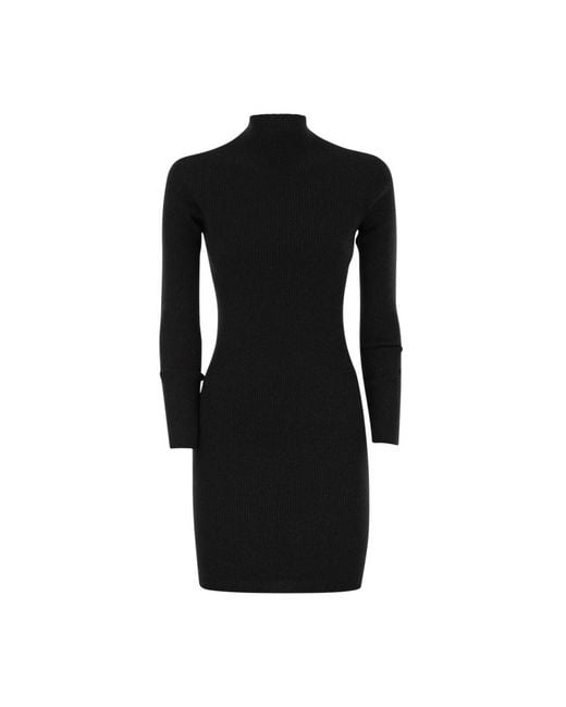 Weekend by Maxmara Black Knitted Dresses