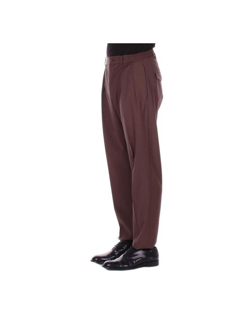 Tagliatore Purple Suit Trousers for men