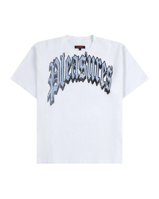 T-Shirts Pleasures de hombre de color White